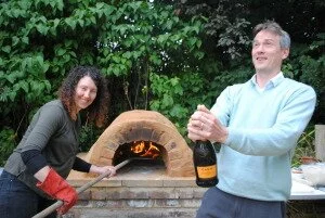 Firing up the pizza oven (19)